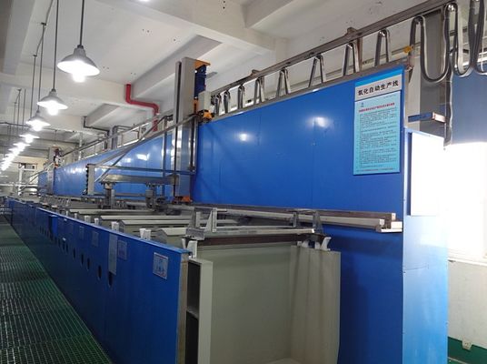 Closed Aluminium Anodising Plant Three Phase Four Wire 60HZ 2200×4500mm With Water Tank