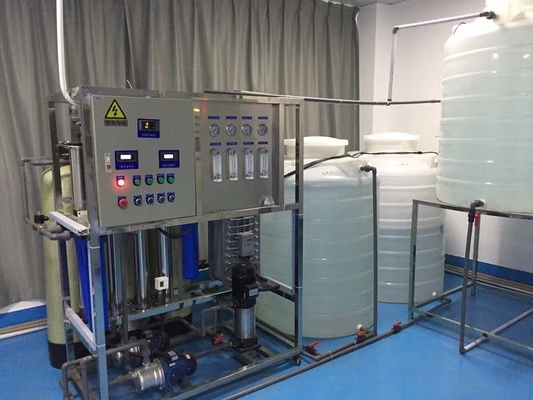 equipo de la purificación del agua 1000L, sistema comercial de la filtración del agua de la ósmosis reversa